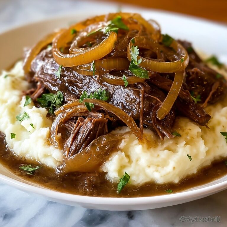 Slow Cooker Pot Roast with Onion Soup Recipe