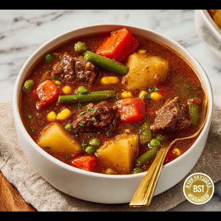 Hearty Vegetable Beef Soup Recipe