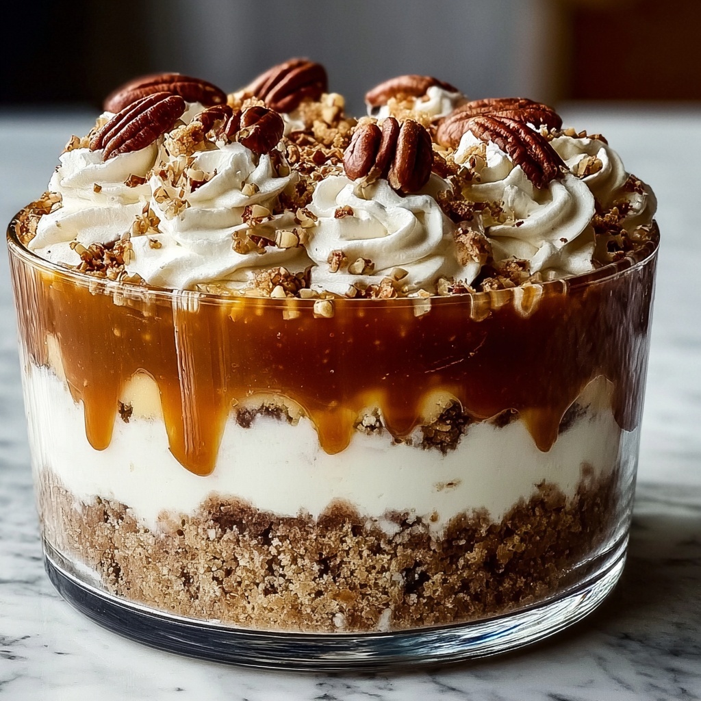 Pecan Pie Cheesecake Trifle Recipe - Recipe Image