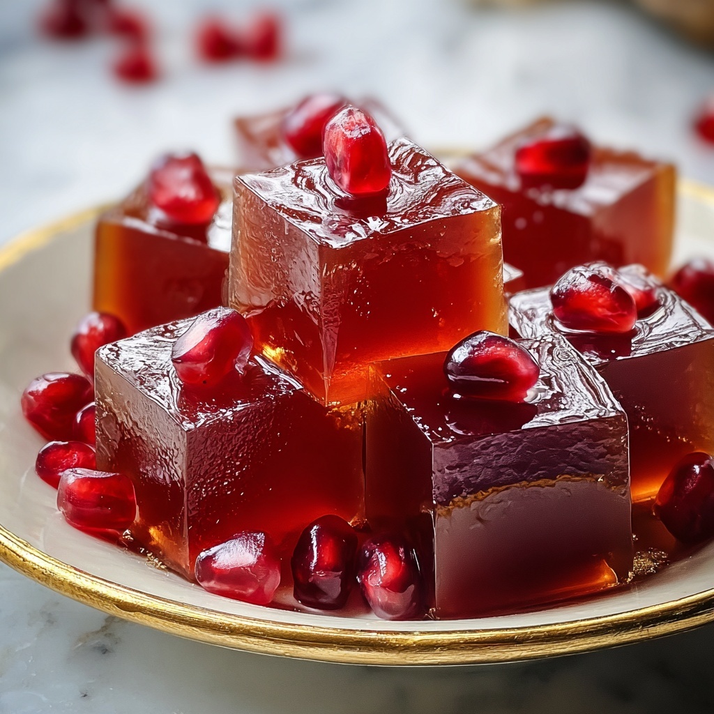 Pomegranate Caramels Recipe - Recipe Image