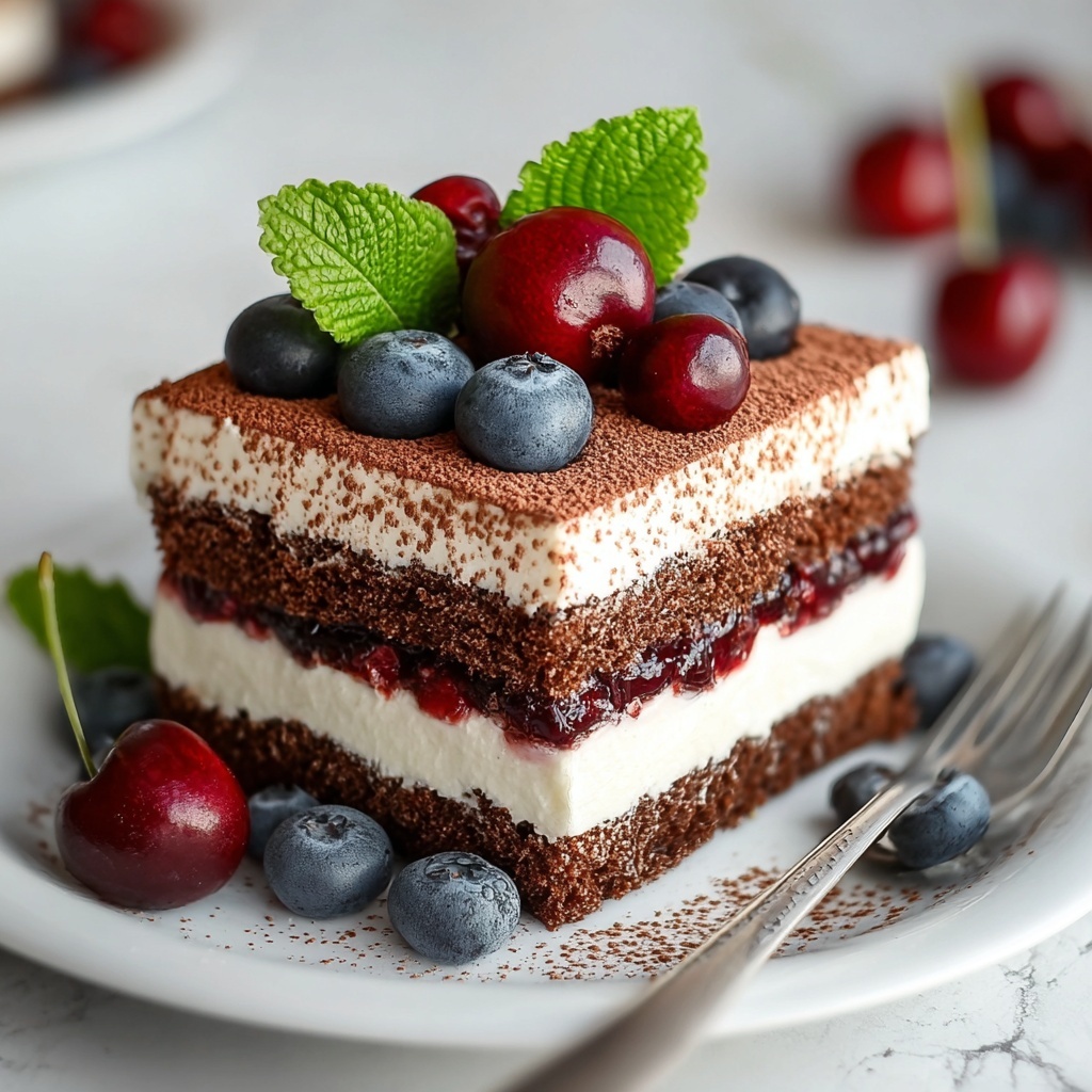 Black Forest Tiramisu Recipe - Recipe Image