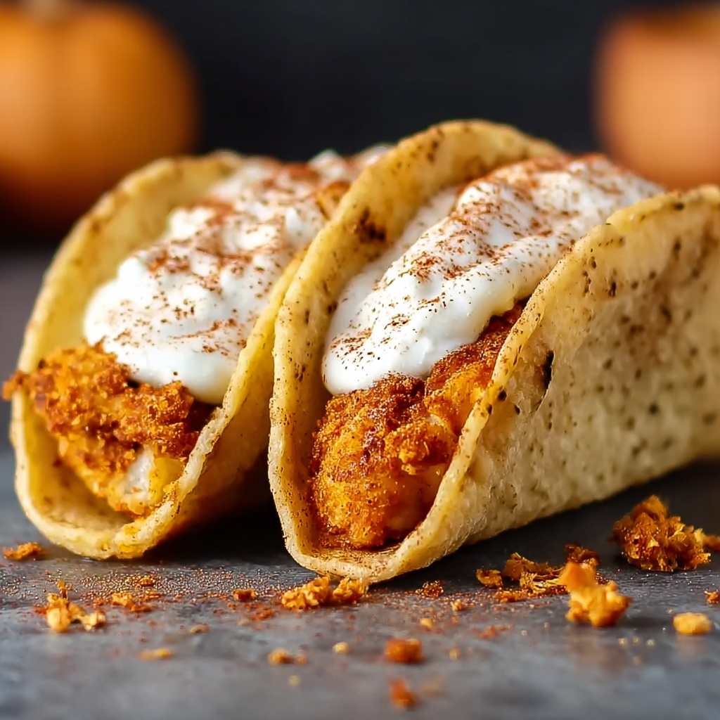 Pumpkin Pie Tacos Recipe - Recipe Image