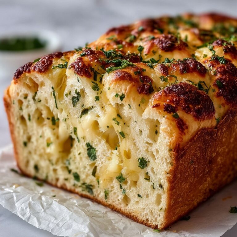 Cheese, Herb & Garlic Quick Bread (No Yeast) Recipe