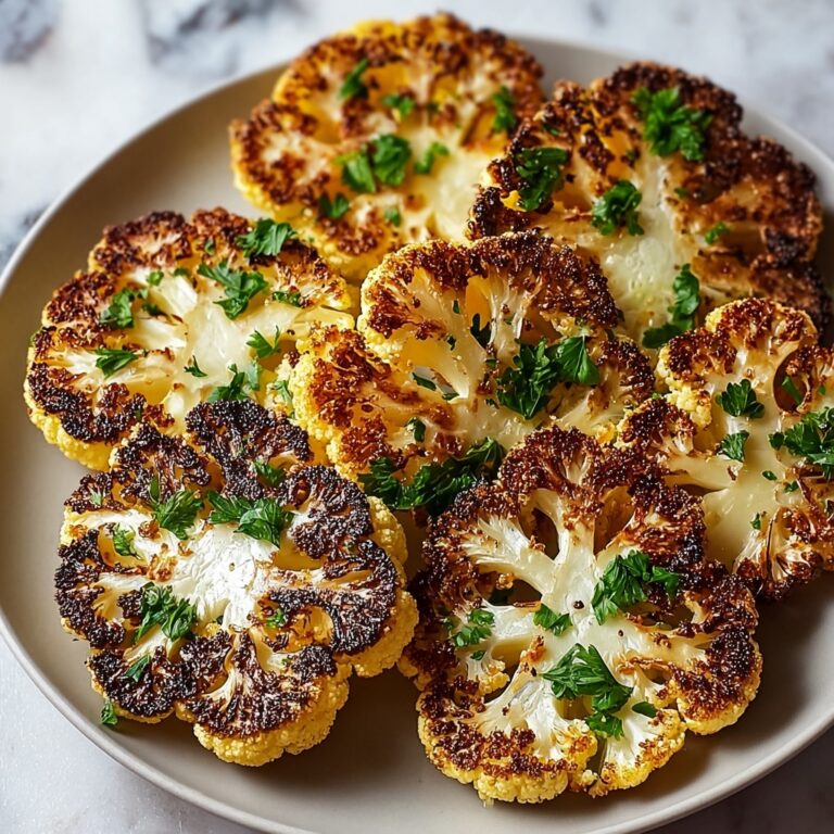 Crispy Baked Cauliflower Steaks Recipe