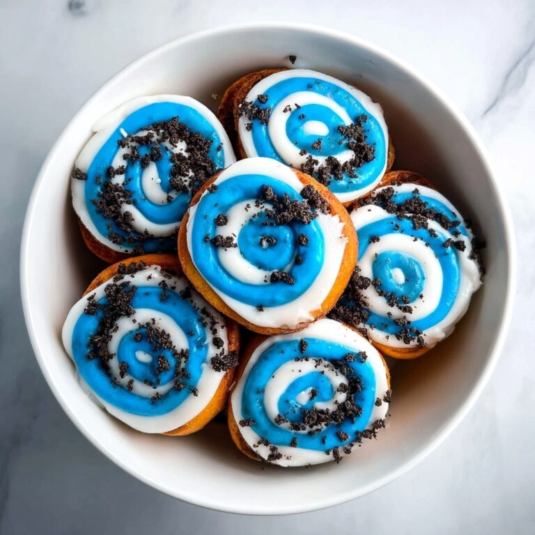 Cookie Monster Cinnamon Rolls Recipe