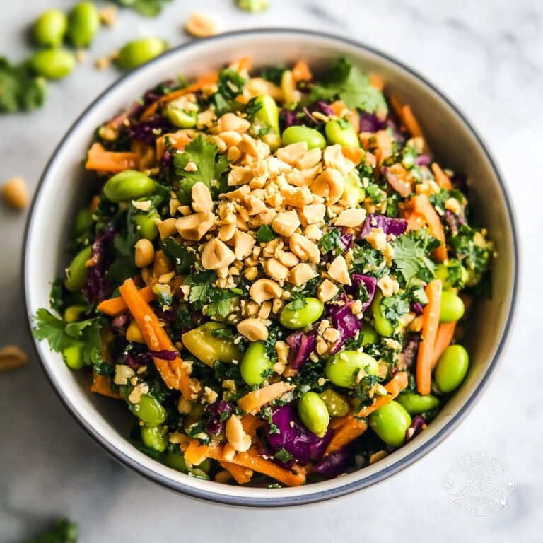 Asian Edamame Peanut Crunch Salad Recipe