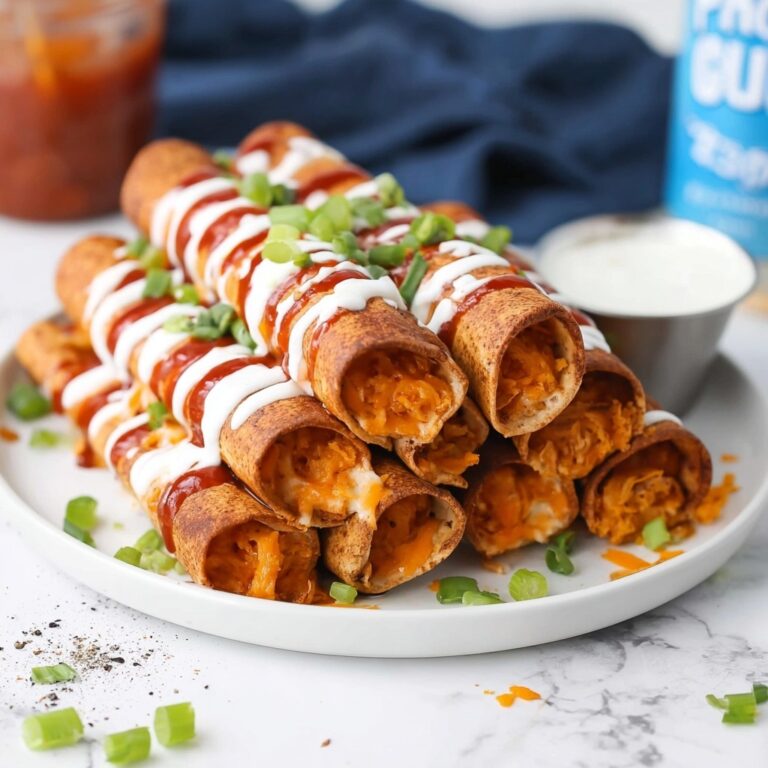 Baked Buffalo Chicken Taquitos Recipe