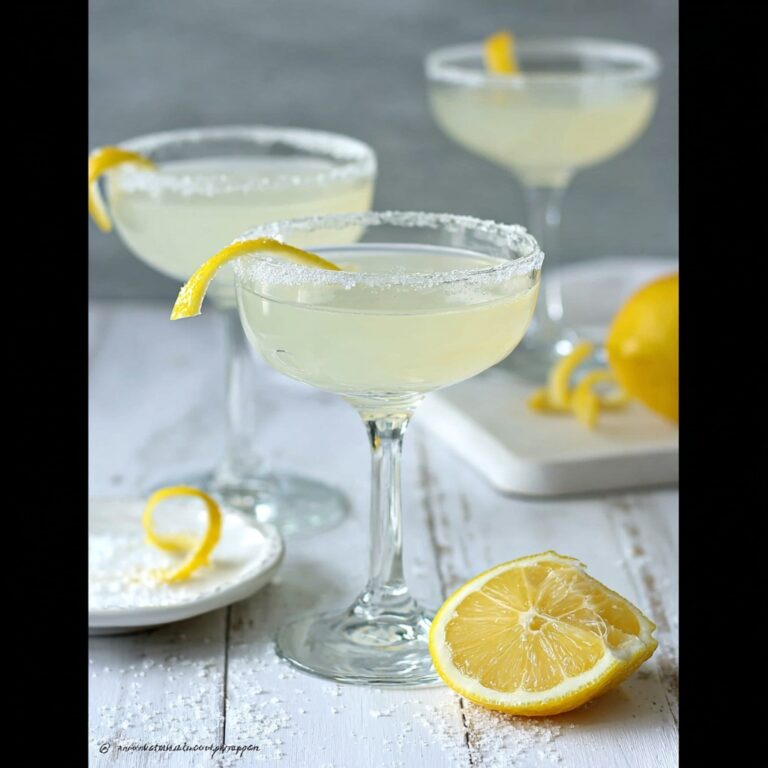 Easy Elderflower Lemon Drop Martini Recipe