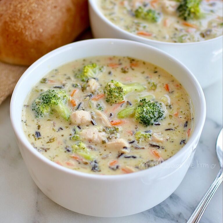 Chicken Broccoli Wild Rice Soup Recipe